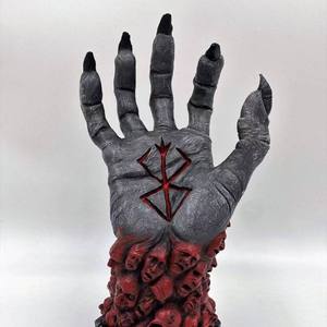 Figura de Resina de Mano de Esqueleto Demoníaco Estilo Americano de <span class=keywords><strong>Berserk</strong></span> para Halloween, Adorno Artesanal de Leyenda del Viento y la Espada, Divino - Product Image 4