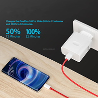 Pour chargeur rapide oneplus 80W avec câble USB Type C Adaptateur secteur USB 80W pour OnePlus 12 12R 11 10 9 8 Pro Nord 2T CE 3 2 Lite