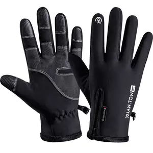 YULAN WG020 Mens Winter Warm Gloves Waterproof and All Finger Touch Screen Gloves for Cycling and Outdoor Work