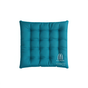 Cuscini per Sedia Decorativi 40x40x5cm, Texture Bambù Trapuntata, Antiscivolo, Rimovibili, Lavabili, Imbottiti 100% Fibra di Poliestere - Product Image 1
