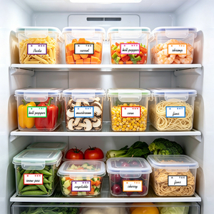 Etiquetas de alimentos para escribir el día de la semana, codificadas por colores, removibles, adhesivas, troqueladas en rollo, para restaurante, cocina, almacenamiento de alimentos FIFO. - Product Image 5