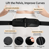 Ceinture Sacro-iliaque Post-partum Respirante pour le Soutien du Bas du Dos et la Récupération de la Sciatique