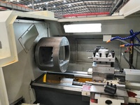 Boîte à tour numérique hydraulique, mandrin à jauge hydraulique, cloche centrale pour bride de valve de forgée en fonte, CNC