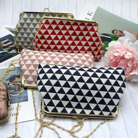 Dompet Wanita Kantung Koin Ponsel Logo Kustom Tas Kosmetik Kunci Tas Genggam Dompet Koin Gesper Penutup Jepret Tas Tangan Selempang