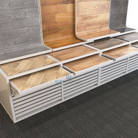 Échantillon de carreaux de sol à tiroir combiné de haute qualité personnalisé et moderne présentoir pour plancher en bois au présentoir