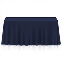 Nappe de banquet classique haut de gamme durable en non-tissé personnalisée Haushead Linens 90 x 156