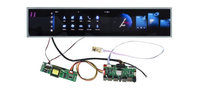 Écran LCD TFT BOE 28 pouces 1920x360 LVDS haute luminosité 700 nits, écran barre étiré avec carte de pilote DV280FBM-NB1