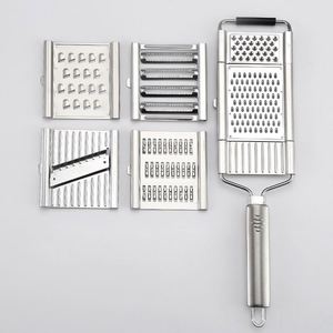 Ensemble <span class=keywords><strong>de</strong></span> coupe-légumes multifonctionnel à 7 lames interchangeables, nouvelle version améliorée, pour trancher, râper, peler et éplucher les pommes <span class=keywords><strong>de</strong></span> <span class=keywords><strong>terre</strong></span> - Product Image 3
