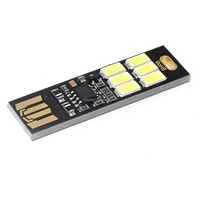 Module LED haute luminosité 5V avec capteur tactile, lampe de chevet, petite veilleuse 6 LED, carte PCB pour lecture nocturne, batterie externe, ordinateur portable