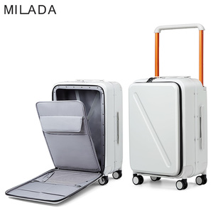 Valigia da Viaggio 2026 Hot Sale in PC con Telaio in Alluminio, Apertura Frontale, 20-24 Pollici, Ideale per Viaggi d'Affari - Product Image 1