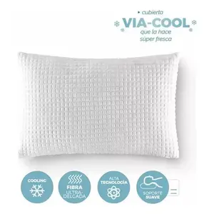 Almohada Vianney King Size Refrescante, Relleno de Fibra de Poliéster, Hipoalergénica, Antiácaros - Product Image 4