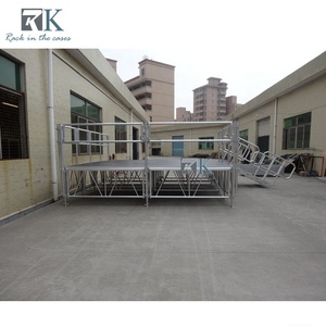 Plataforma Modular para Escenario al Aire Libre, Rectangular, 4 pies x 8 pies, Ensamblaje de Aluminio - Product Image 3