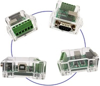 Adaptador USB 3 en 1 a RS232 TTL RS485 con chip FTDI FT232RL para Windows, Linux y Mac OS