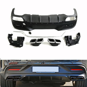 Nuevo estilo coche Kits de cuerpo sobre las 63 <span class=keywords><strong>Amg</strong></span> parachoques trasero tubos de cola labio trasero para <span class=keywords><strong>Mercedes</strong></span> Benz W292 X292 sobre las Couper 2015-2020 - Product Image 2