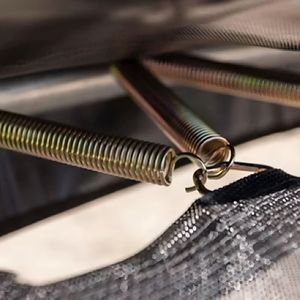 Giải trí JINGYI 8.3x 11.5ft hình bầu dục <span class=keywords><strong>Trampoline</strong></span> PVC an toàn Pad chống lật cơ sở bảo vệ Net chống khung cho trẻ em gia đình - Product Image 6