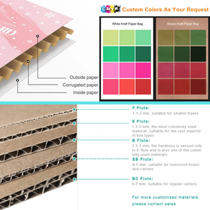 क्रिसमस कस्टम डिज़ाइन बॉक्स फ़ोल्डिंग रीसाइक्लेबल कार्डबोर्ड नालीदार पैकेज सहायक उपकरण पैकेजिंग के लिए कैंडी चॉकलेट उपहार बॉक्स - Product Image 5