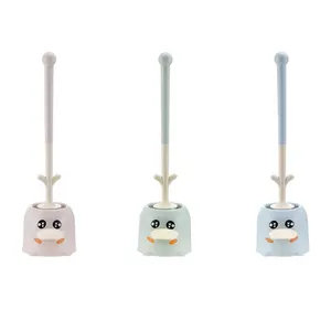 Novelty Plastic Cartoon Bathroom Toilet Brush Make Toilet Cleaner