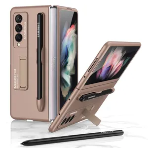 GKK New Hot Sale hard PC Anti- Fall Foldable Kickstand Case For Samsung Galaxy Z Fold 3 Discount If More Purchase z fold 4