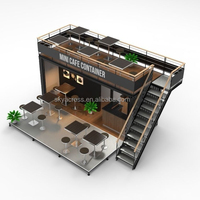 Conteneur maritime transformé : Kiosque de café mobile rapide, supermarché en conteneur de 20 pieds, stand de vente rapide