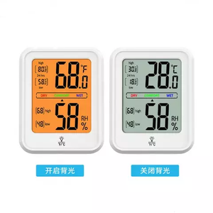 Termômetro e Higrômetro Eletrônico de Alta Precisão para Uso Doméstico, Termômetro Magnético com Tela Grande e Retroiluminada - Product Image 3