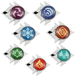 Vendita calda all'ingrosso di fabbrica 7 disegni <span class=keywords><strong>Genshin</strong></span> <span class=keywords><strong>Impact</strong></span> pins spille smaltate luminose Creative regalo Anime per bambini - Product Image 1