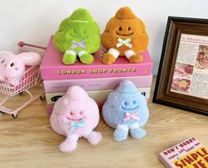 Siêu Dễ Thương Động Vật Sang Trọng Keychain Đồ Chơi Sang Trọng Chim Cánh Cụt Thỏ Vịt Trái Cây Móc Khóa Búp Bê Cho Căng Thẳng Cứu Trợ Món Quà - Product Image 5