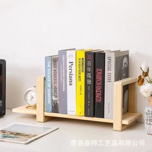 Estantería de Madera para Oficina, Estante de Almacenamiento, Soporte para Libros de Madera Maciza, Librería Rectangular de Pie, Tipo 1.ª Planta - Product Image 3