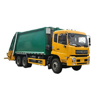Camion compacteur de déchets à chargement arrière 6x4 22cbm 18 tonnes, directement de l'usine, pour l'assainissement municipal
