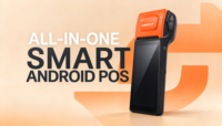Terminal de point de vente GOODCOM Android 16 abordable et dernier cri avec imprimante intégrée et applications gratuites