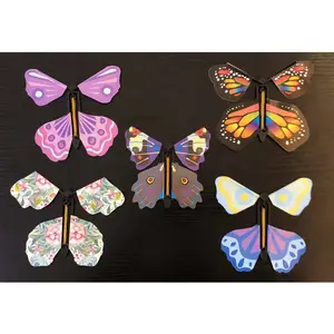 Tarjeta de mariposa voladora mágica personalizada, para regalos