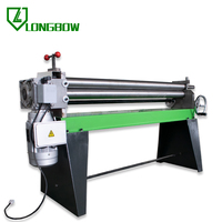 Electric/Manual 3 Rolls Small Sheet Roller Machine HVAC Round Ductスリップロール機