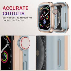 เคสโลหะกันกระแทกหุ้มเกราะสำหรับ <span class=keywords><strong>Apple</strong></span> <span class=keywords><strong>Watch</strong></span> Series ultra 49mm <span class=keywords><strong>40</strong></span> 41 44 45 <span class=keywords><strong>mm</strong></span> กรอบนาฬิกาสมาร์ทซีรีส์10 Protector - Product Image 5