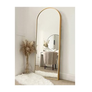 Specchio da Terra Moderno di Alta Qualità in Stile Nordico, Specchio Decorativo ad Arco per Arredamento Casa - Product Image 1