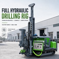 Plataforma de Perforación de Diamante Totalmente Hidráulica Montada sobre Orugas, Máquina Perforadora para Minería, 1000 m de Profundidad, para Exploración Mineral
