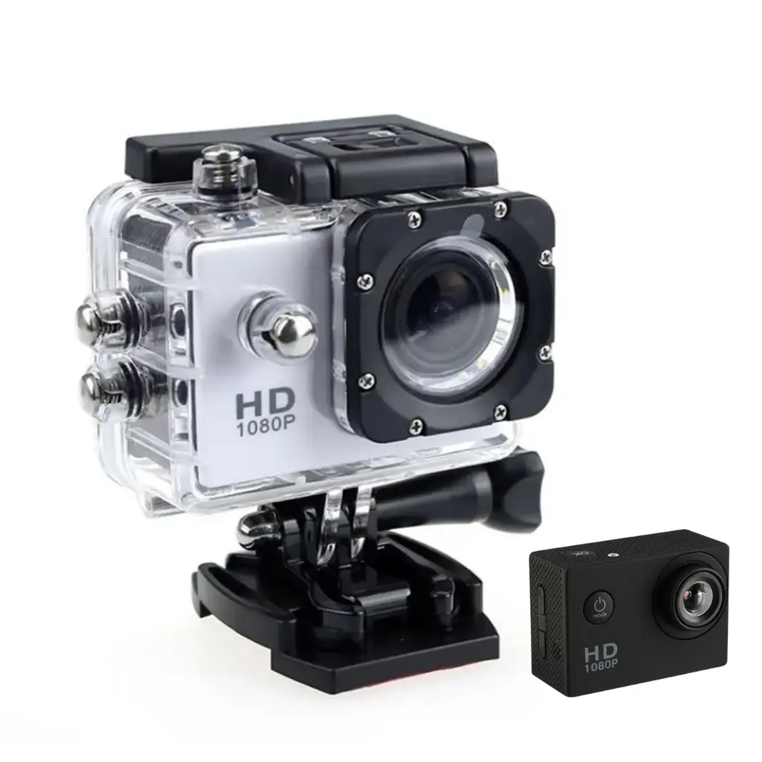 Ucuz sualtı Video dijital kamera kamera kodlayıcı kayıt Pro kam 2 inç su geçirmez 30m HD 1080P 480P eylem spor kamera