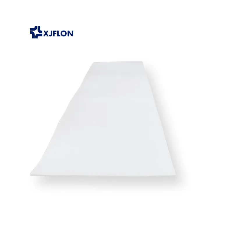 Fabricant personnalisé résistant à la chaleur 100% vierge ptfe teflonning feuille en plastique blanc ptfe skived moulé feuille