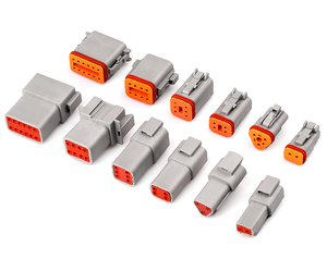 Aangepaste auto-elektrische backshell connector kit DT06-2S-CE05 2-pins waterdichte zwarte PA66 materiaal bedradingssysteem - Product Image 6