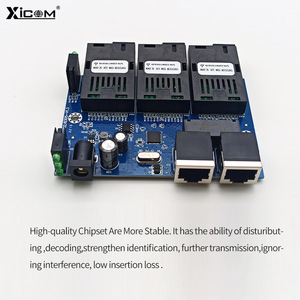 Xicom 3 Fiber 2 Electric Transceiver <b>Pcba</b> Board Optical Communication Motherboard MK-1032-20AB - Product Image 4