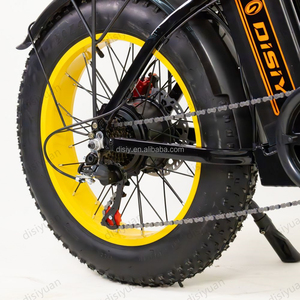 Vélo électrique pliable <span class=keywords><strong>F1</strong></span>, moteur 500W, pneus tout-terrain 20 pouces 4.0, batterie lithium rechargeable amovible 48V, vélo électrique de montagne - Product Image 5