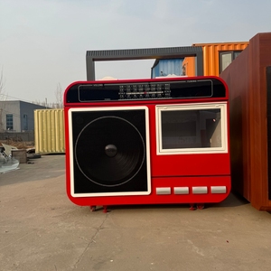 Carrito de comida estilo radio retro, carrito de aperitivos para generación de tráfico en parques, carrito móvil de venta para zonas turísticas y calles comerciales - Product Image 4