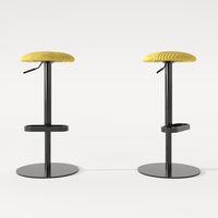 Chaise de bar pivotante réglable à prix abordable, tabouret de bar haut pour la maison, le bureau ou les loisirs, chaise de bar en fer pour table de bar