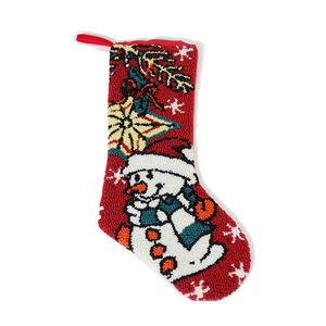 Personnalisé en gros père noël bonhomme <span class=keywords><strong>de</strong></span> neige noël tapisserie <span class=keywords><strong>bas</strong></span> <span class=keywords><strong>de</strong></span> noël velours pour cadeaux - Product Image 1
