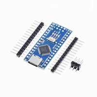 Placa de microcontrolador Aduino Nano V3.0 CH340 ATmega328/ATmega328p para Arduinos con cable USB