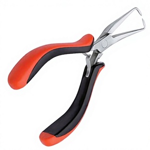 ASAP BEAUTY PAKISTAN Custom Logo Hot Selling Hair Extension Pliers Stainless Steel <b>Beading</b> Tool Hook <b>Needles</b> Model Hair Ext.1 - Product Image 1