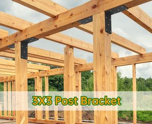 Nhiệm Vụ Nặng Nề Thép Pergola Khung <span class=keywords><strong>Kit</strong></span> 4 Cánh Tay Kim Loại Pergola 3-Cách Góc Mở Rộng Chân Đế - Product Image 6