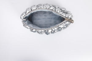 FAMA <span class=keywords><strong>Black</strong></span> <span class=keywords><strong>Friday</strong></span> Holiday Gift Cosmetic Case Vanity Makeup Box with Zipper Closure Towel Material with Letter Logo Pattern - Product Image 5