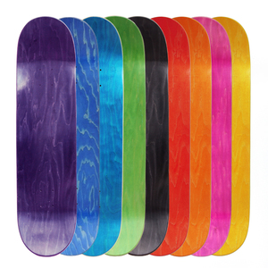 WOODSEN Profesional, Tabla de Skateboard de 8.0 Pulgadas, Madera de Arce Canadiense, Doble Rocket Top, Chapa de Madera de Densidad Media, Color Aleatorio, Alta Velocidad, Portátil - Product Image 1