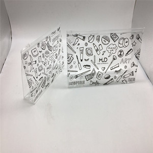 Transparente Hitzeversiegelte Feuchtigkeitsbeständige Reißverschluss-<span class=keywords><strong>PVC</strong></span>-Tasche EVA-Tasche - Product Image 4