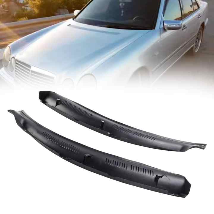 2x Windshield Wiper Cowl Screen Cover 2108311058 12V for Mercedes-Benz W210 Cars