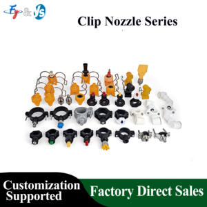 Buses de pulvérisation à œillet à fixation par <span class=keywords><strong>pince</strong></span> pour lavage de voiture, 26988-pp, <span class=keywords><strong>pince</strong></span> réglable à bille, jet plat, en plastique - Product Image 4